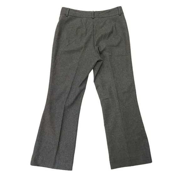 Banana Republic Trousers Womens 10 Gray Wool Blend Flat Front Academia Office - Picture 6 of 10